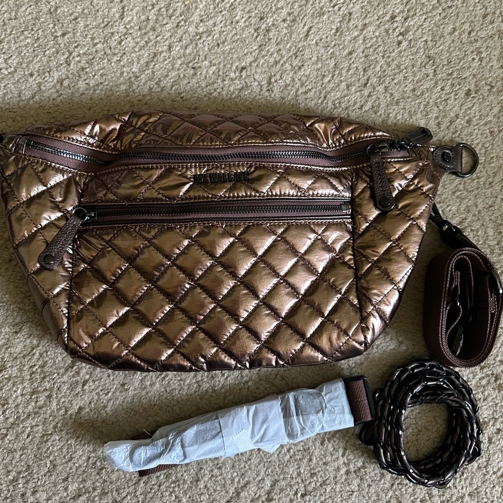 MZ Wallace Crosby Sling Copper Metallic